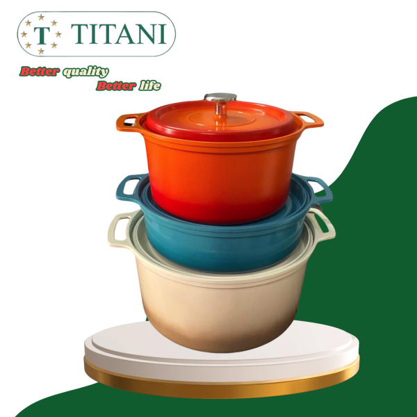 Bộ nồi NARUKO đáy từ  TITANI TPA-G3