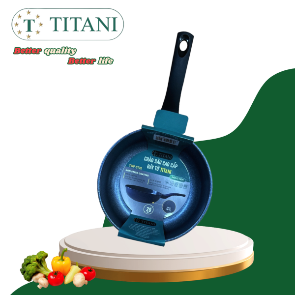 CHẢO SÂU CAO CẤP ĐÁY TỪ TITANI TWP-ST20